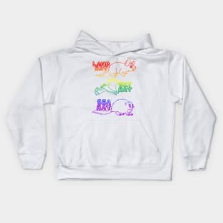 All Terrain Rats (Rainbow Version) Kids Hoodie